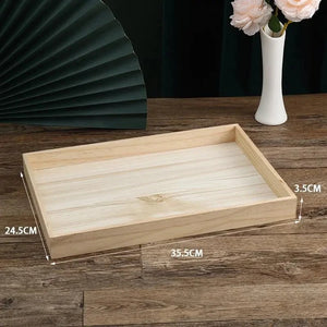 Wooden Jewelry Storage Trays Earrings Ring Necklace Organizers Holders