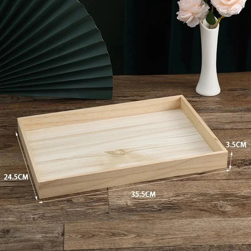 Wooden Jewelry Storage Trays Earrings Ring Necklace Organizers Holders