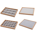 Wooden Jewelry Trays Organizer for Drawer