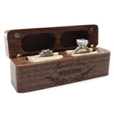 Wooden Lover's Hoaca Wood Wedding Ring Box