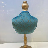 Wooden Mannequin Jewelry Stand Peacock Display Rack