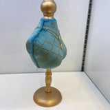 Wooden Mannequin Jewelry Stand Peacock Display Rack