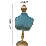 Wooden Mannequin Jewelry Stand Peacock Display Rack