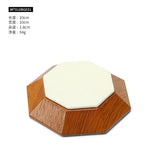 Wooden Microfiber Jewelry Display Stand - Customizable