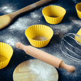Mini Rolling Pin 6 Inches Small Wood Dough Roller for Children Fondant Pasta