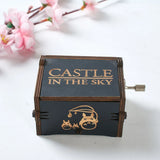 Wooden Musical Boxes Jewelry Box Fans Birthday Gift For Christmas