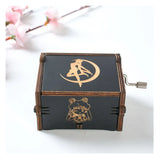 Wooden Musical Boxes Jewelry Box Fans Birthday Gift For Christmas
