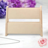 Wooden Necklace Display Holder Lightweight Chains Showcase Necklace Tray