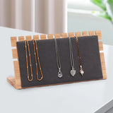 Wooden Necklace Display Stand Jewellery Organizer Easel
