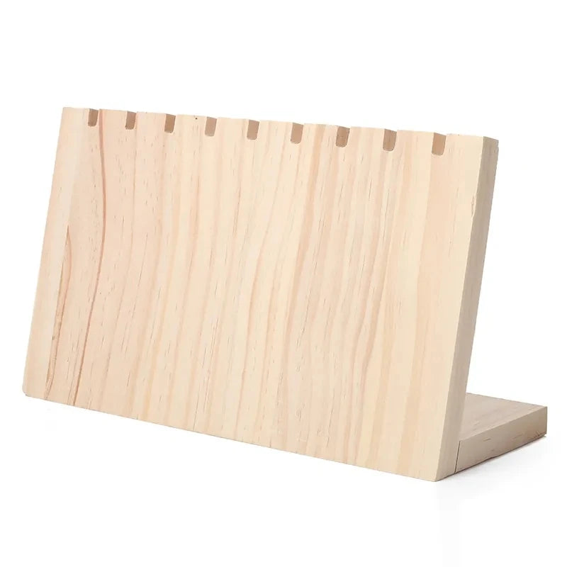 Wooden Necklace Jewelry Hanger Stand Organizer Holder Display