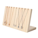 Wooden Necklace Jewelry Hanger Stand Organizer Holder Display