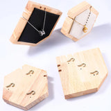 Wooden Pendant Necklace Jewelry Display Stand Earring Bracelet Storage Rack
