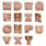 Wooden Piggy Bank Letter Decor for Wedding Fund Adults