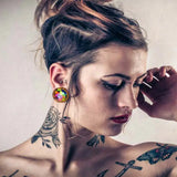 Wooden Plugs and Tunnels Big Size Ear Tunnel Earrings Ear Stretcher