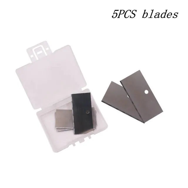 Adjustable Leather Strap Cutter with 5 Sharp Blades for Leathercraft DIY