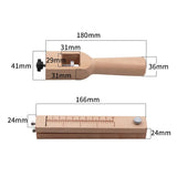 Adjustable Leather Strap Cutter with 5 Sharp Blades for Leathercraft DIY