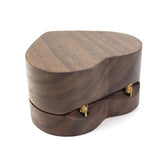 Wooden Heart Box Case for Proposal Engagement Wedding Ceremony Birthday Gift