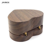 Wooden Heart Box Case for Ring Proposal Ceremony Gift