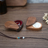 Walnut Wooden Ring Box for Wedding