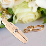 Wooden Ring Clamp Jewelers Hand Tool Repairing Ring Holder