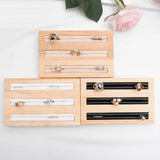 Wooden Ring Earrings Display Tray Organizer