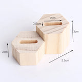 Wooden Ring Jewelry Organizer Display Stands Holders Wood DIY Jewelry Storage Ra