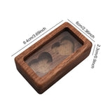 Wooden Ring Organizer Jewelry Container Display Box