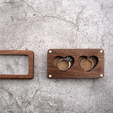 Wooden Ring Organizer Jewelry Container Display Box
