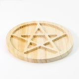 Wooden Earring Organizer Moon Sun Star Box Display Stand