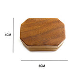Wooden Rustic Wedding Ring Box Jewelry Organizer Gift Case