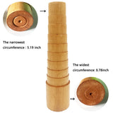 Wooden Bracelet Mandrel Sizer Bangle Wire Wrapping Tool