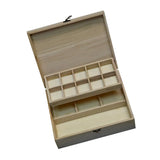 Wooden Storage Box for Jewellery Make Up Necklace Ear Ring Girls