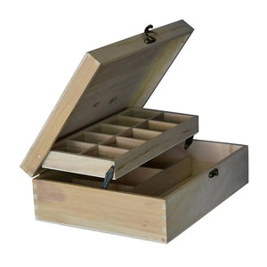 Wooden Storage Box for Jewellery Make Up Necklace Ear Ring Girls