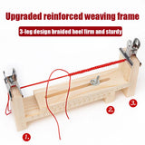 Wood Bracelet Necklace Ring Making Tools DIY Hand-knitted Rope Braiding