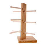 Wooden Sunglass Glasses Display Rack Counter Stand Organizer 3-Layer