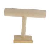 Wooden T-Bar Bangle Watch Bracelet Jewelry Display Stand