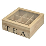 Wooden Tea Box Tea Bag Organizer Tea Storage Chests