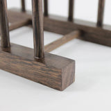 Wooden Tea Tray Holder Chicken Wing Storage Organizer 7 Grids