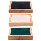 Wooden Velvet Jewelry Tray Holder Stand for Bracelet Chains