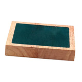 Wooden Velvet Jewelry Tray Storage Display Stand for Bracelet Necklace Earrings