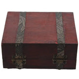Vintage Lock Treasure Chest Jewelery Storage Box Case Organiser Ring Gift