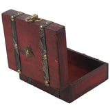 Vintage Lock Treasure Chest Jewelery Storage Box Case Organiser Ring Gift