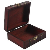 Vintage Lock Treasure Chest Jewelery Storage Box Case Organiser Ring Gift