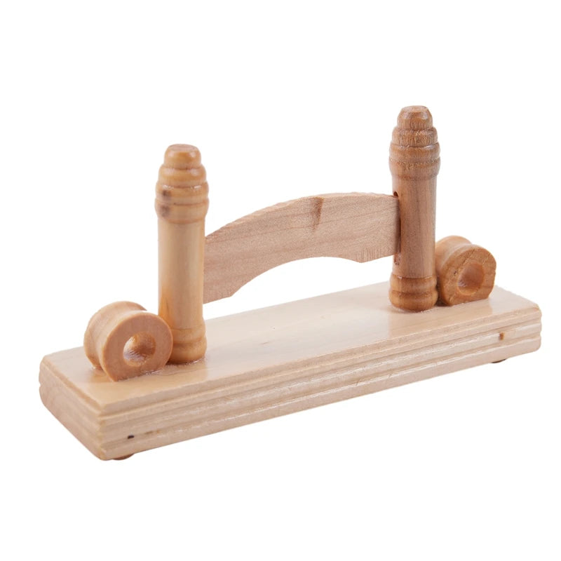 Wooden Vintage Style Hand Fan Stand Display Base Holder Wood