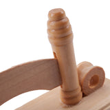 Wooden Vintage Style Hand Fan Stand Display Base Holder Wood