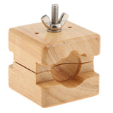 Wooden Watch Movement Case Holder Watchmaker Opener Repair Tool