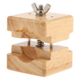 Wooden Watch Movement Case Holder Watchmaker Opener Repair Tool