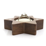 Personalized Wooden Wedding Ring Box Holder