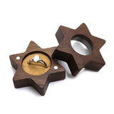 Personalized Wooden Wedding Ring Box Holder