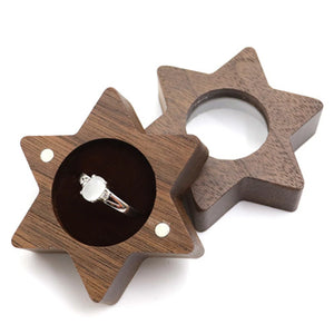 Personalized Wooden Wedding Ring Box Holder